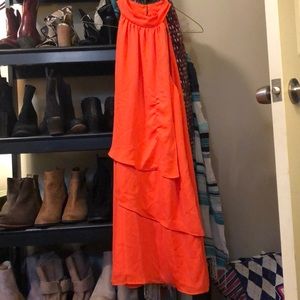 High neck flowy dress!